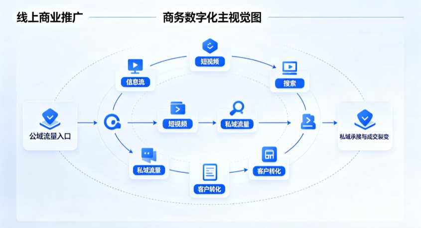中山区线上商业推广怎么做？全域流量闭环搭建与低成本转化实战指南
